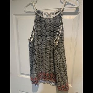 Le lis tie back halter top